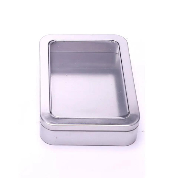 Metal Tin Box With Window