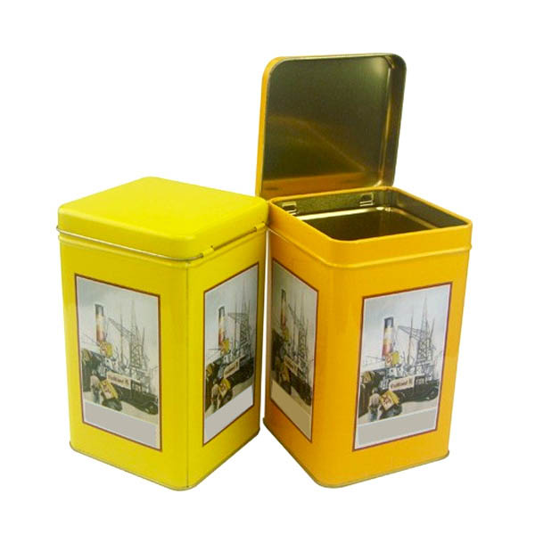 Wholesale small hinged tins for Robust and Clean Sanitation 