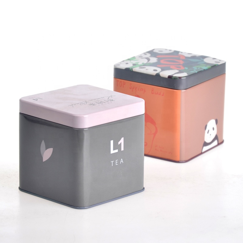 Airtight metal tea box