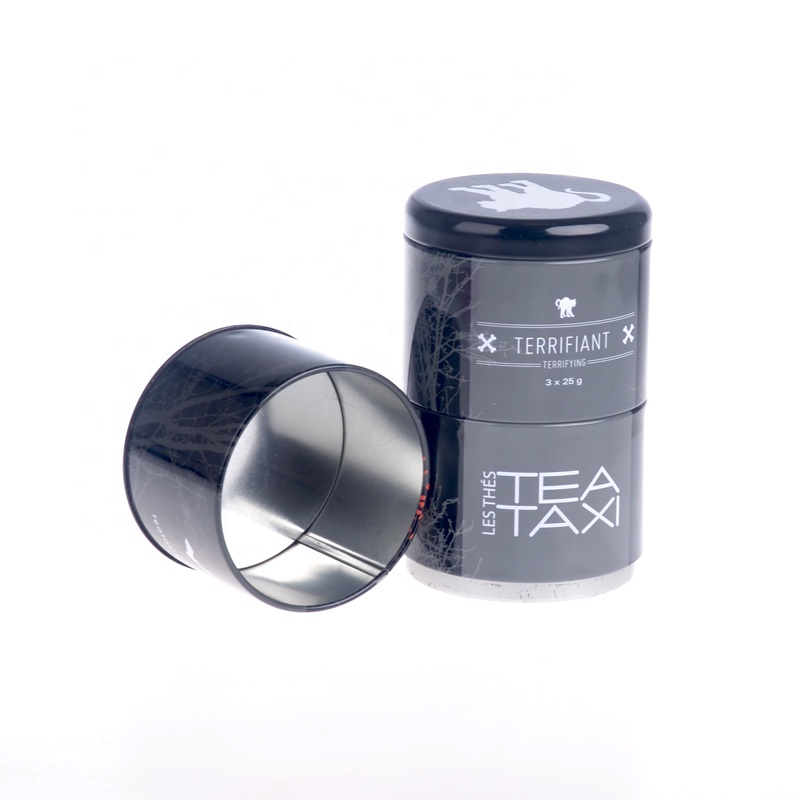 150 gram matcha loose tea tin box stackable tea tin caddy storage