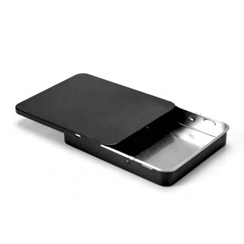 Tin plate hinged box