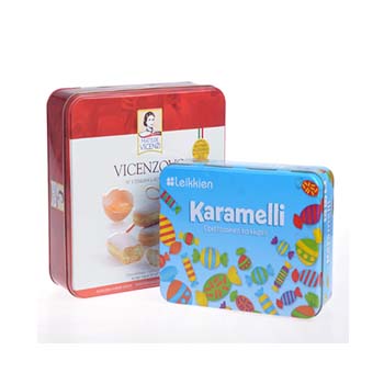 Custom printed tin box packaging