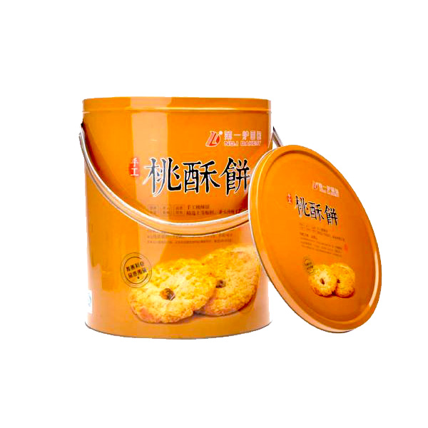 Cookie tin with lid