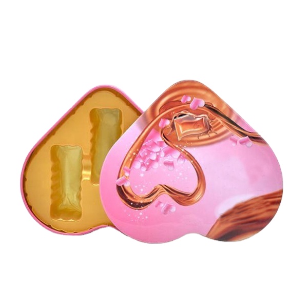 Heart shape tin boxes