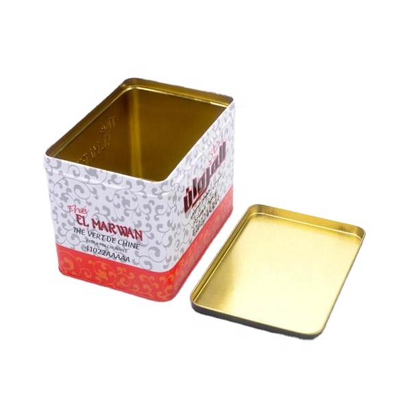 Square tin boxes