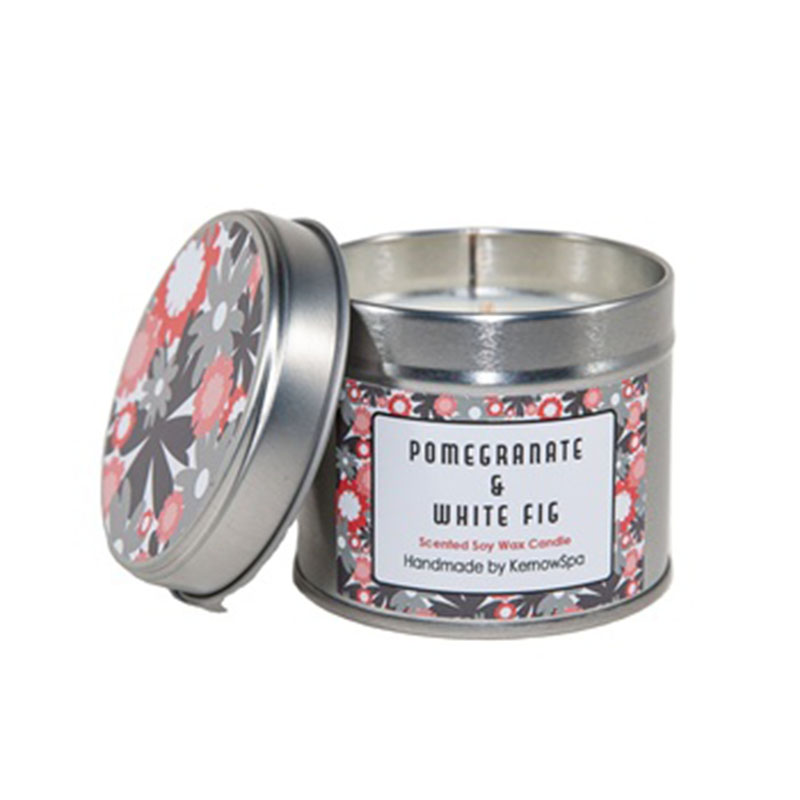 Scented candle tin