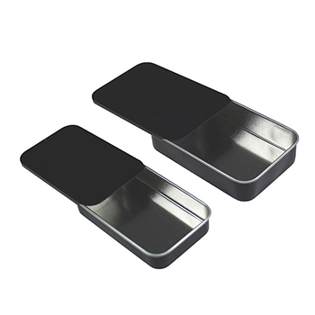 Sliding cover tin boxes
