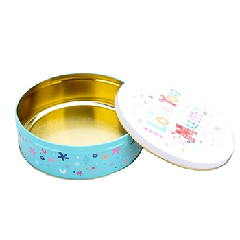 Round cake tin cans