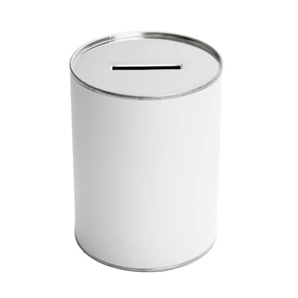 Round Money Save Tin Box