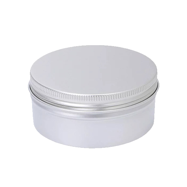 Round Metal Tin With Plastic Container