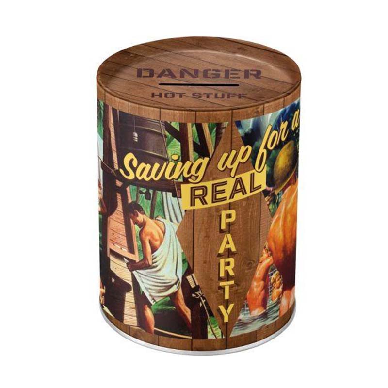 Tin Can Coin Bank