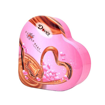 Heart shape tin boxes