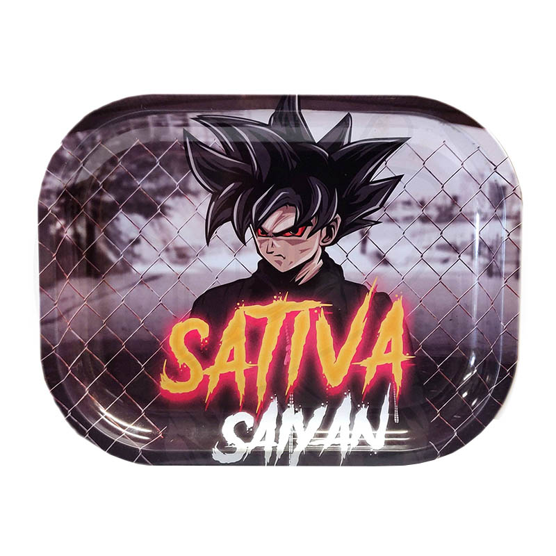 Personalized metal rolling trays