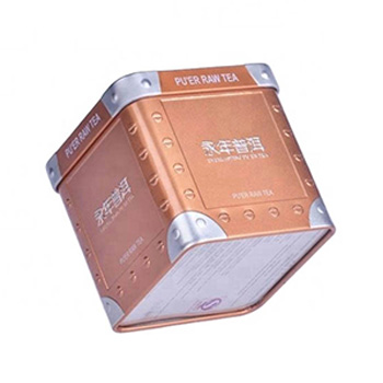 Square tea tin boxes wholesale
