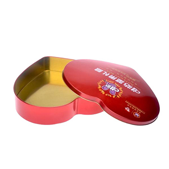 Heart shape tin boxes