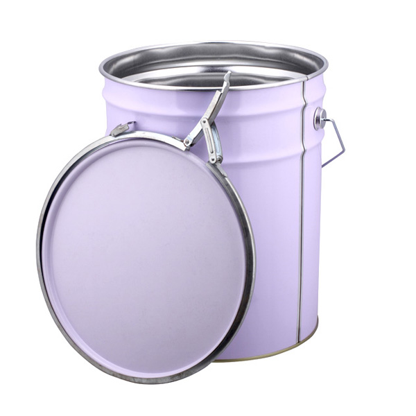 Tin chemical paint barrel