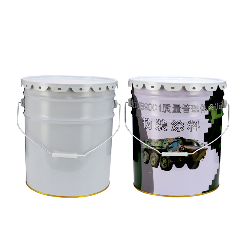 Steel chemical paint pail