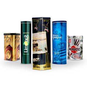 Personalized tin can packaging