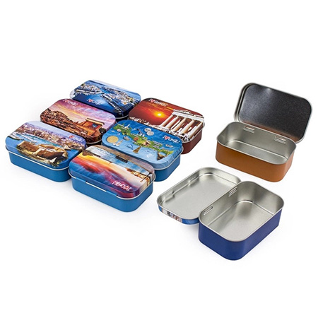 Small tin box packaging