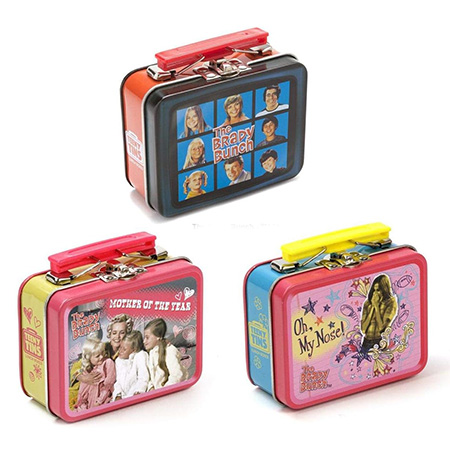 Gift handle tin box