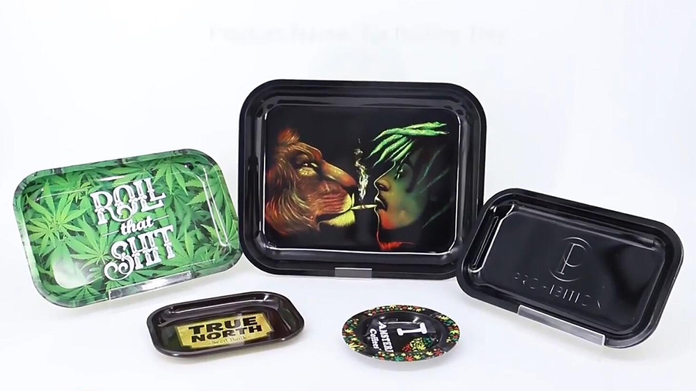 Smoking metal rolling tray manufacturer wholesale