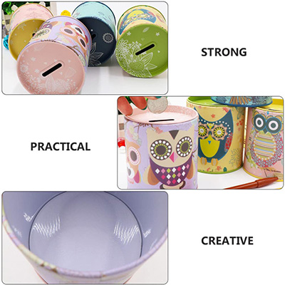 Tin can piggy bank wholesale