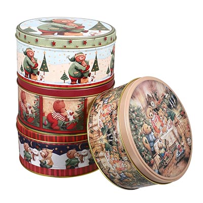Cookie metal tin box factory