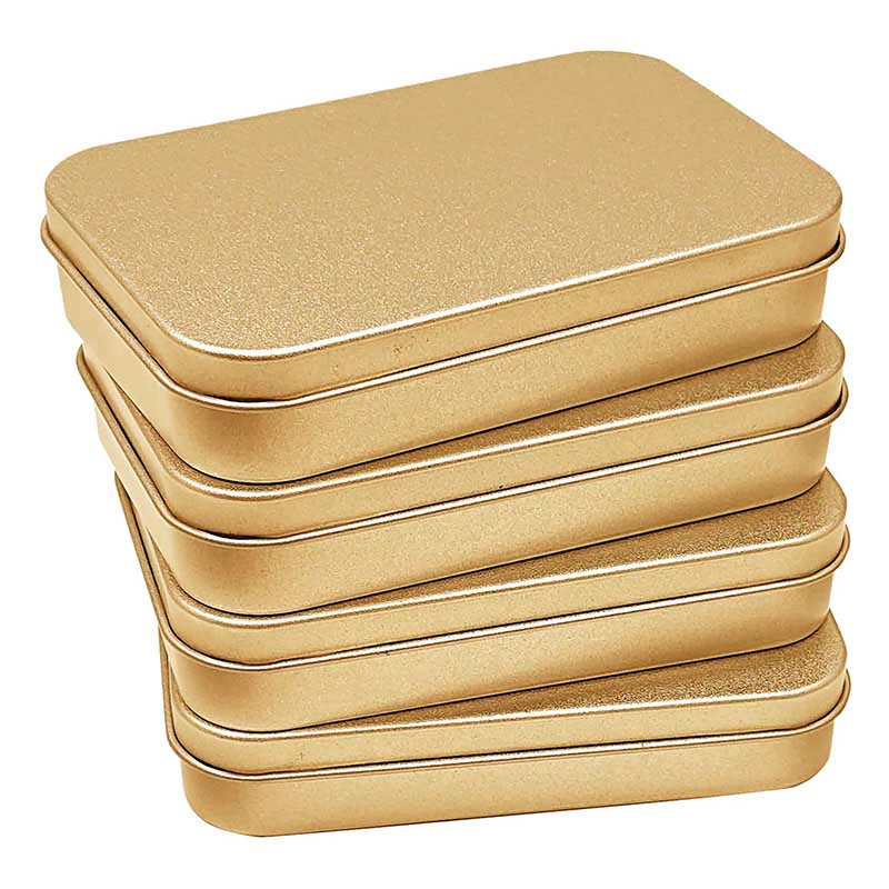 Hinged lid tin box wholesale