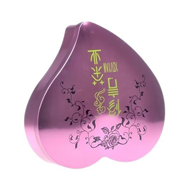 Heart shape metal tin box wholesale