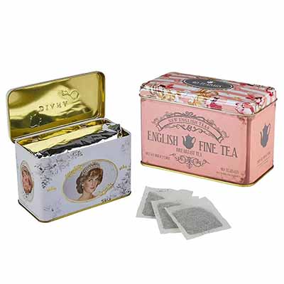 tea tin container supplier