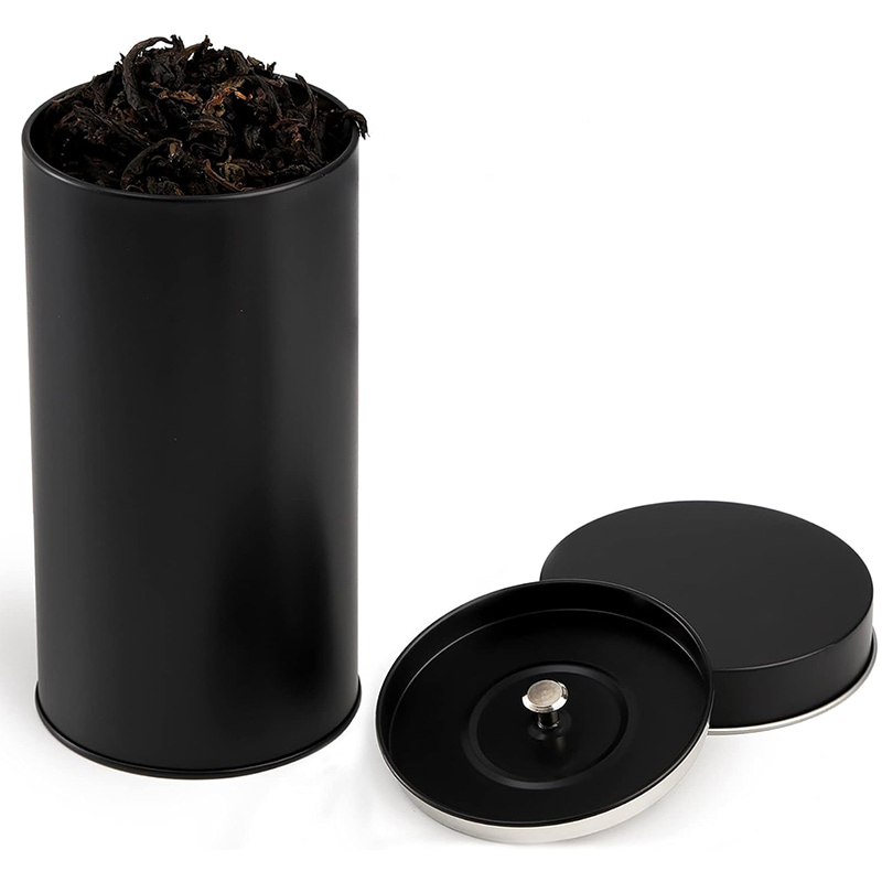 Factory Wholesale Tea Tin Canister with Airtight Lid Loose Tea Metal Container Custom Tin Box Supplier