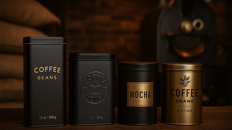 custom coffee cans