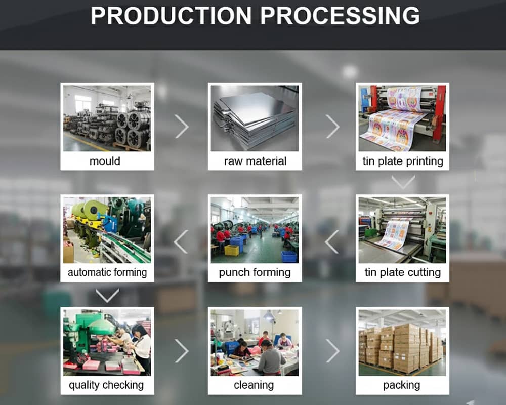 Cookie tin manufacturer