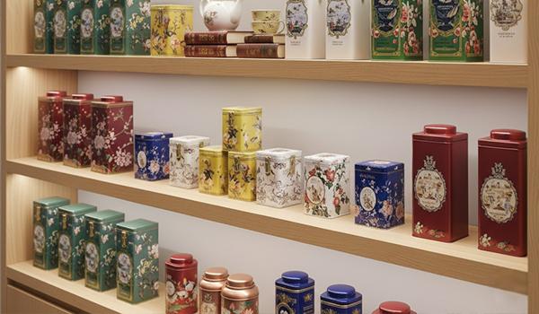 tea caddy tin supplier