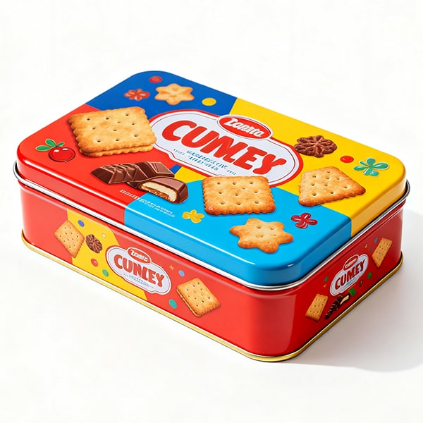 china rectangular cookie tins