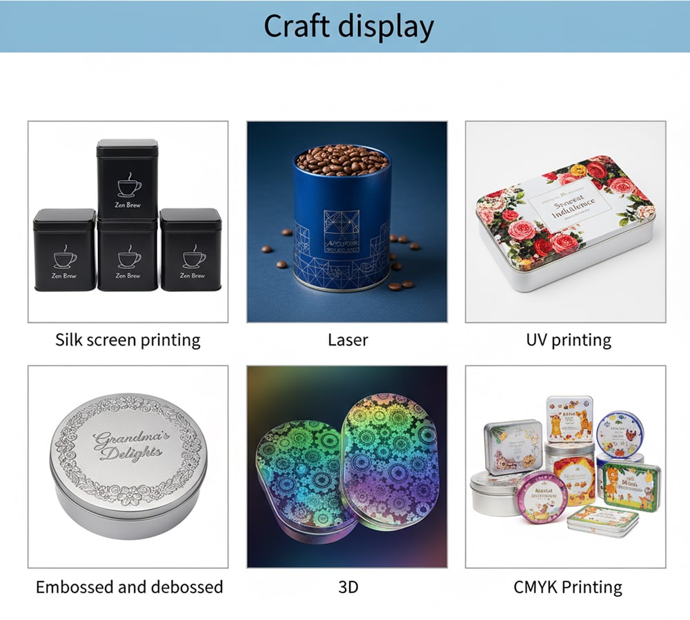 tinplate printing options