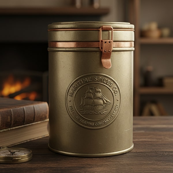 tin can with latch lock