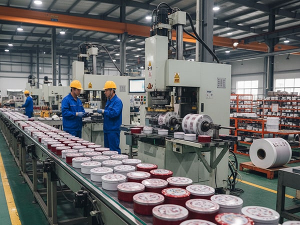 tin box factory production