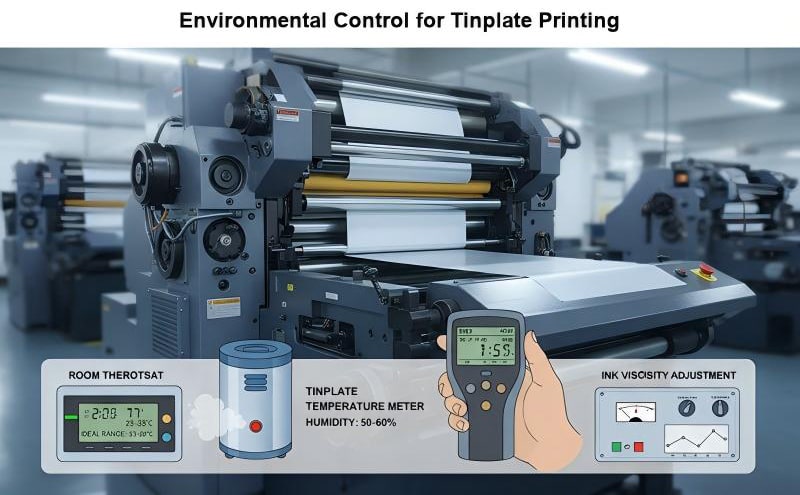 tinplate printing environmental control tinplate printing environmental control