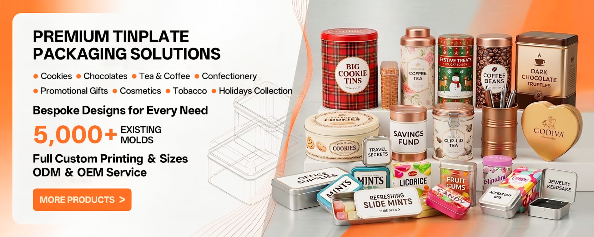 Custom tin box manufacturer