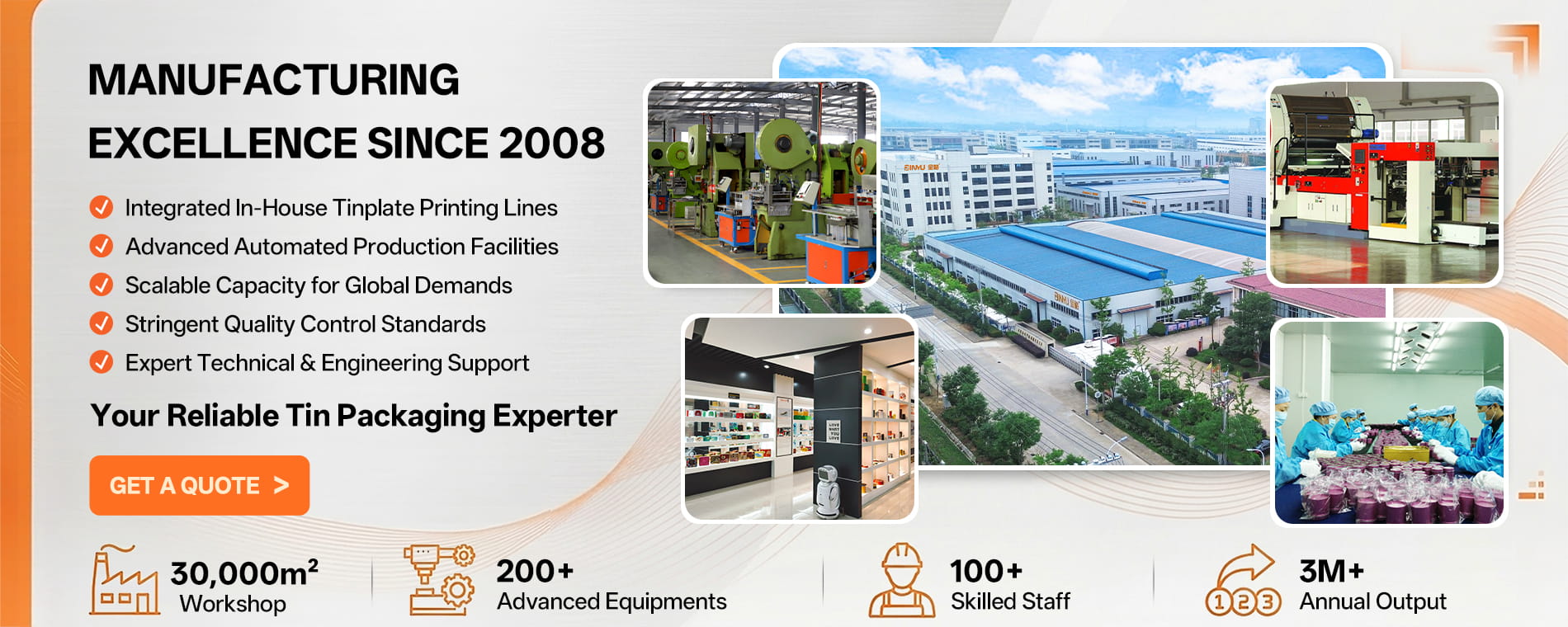 Wholesale tin boxes factory