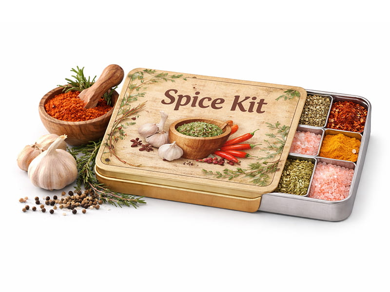 Spice slide tin