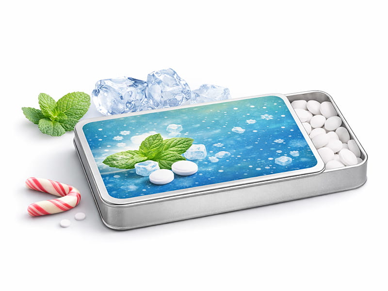 Mint slide tin