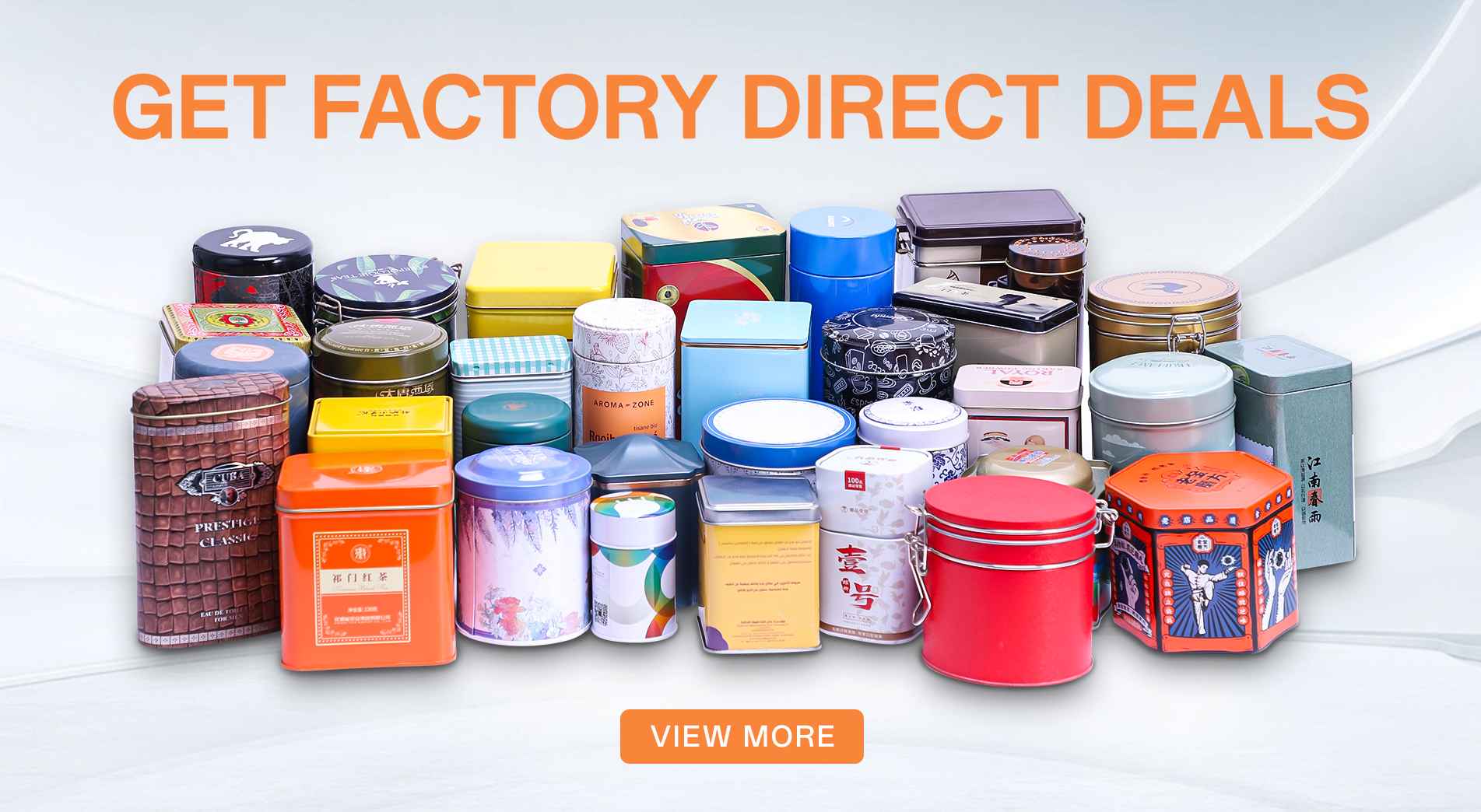 Tea tin wholesale