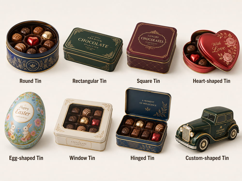 Ideas for Creating Chocolate Tins
