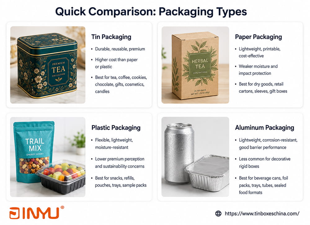 Packaging Types Comparison