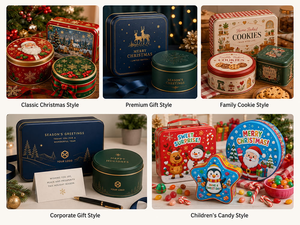 Design Ideas for Christmas Tin Boxes