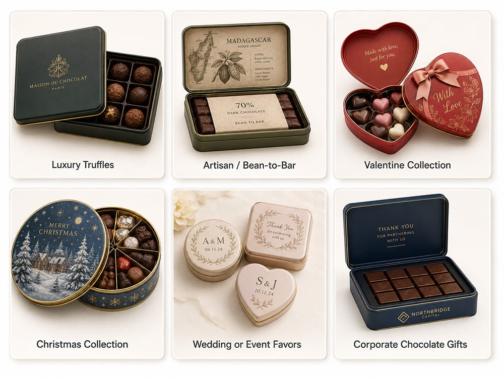 Chocolate Tin Design Chocolate Tin Design