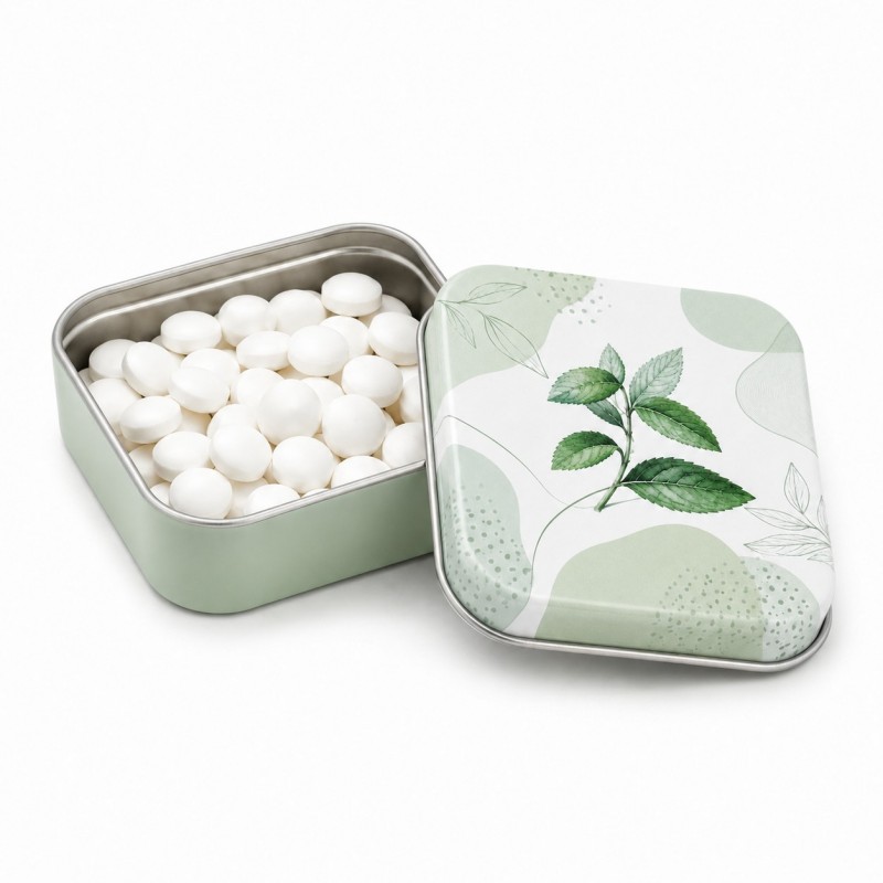 custom square mint tin