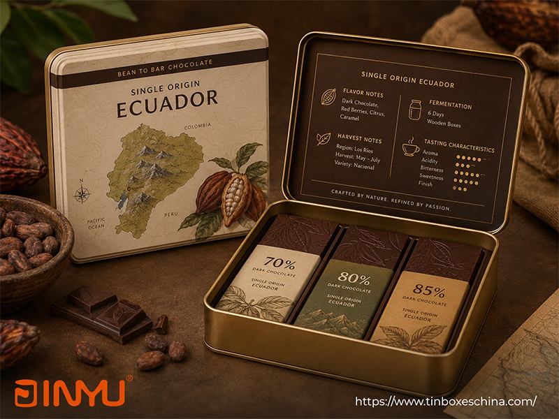 Cocoa Origin Story Tin
